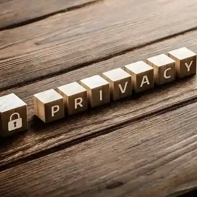 Schriftzug privacy impressum datenschutzerklärung