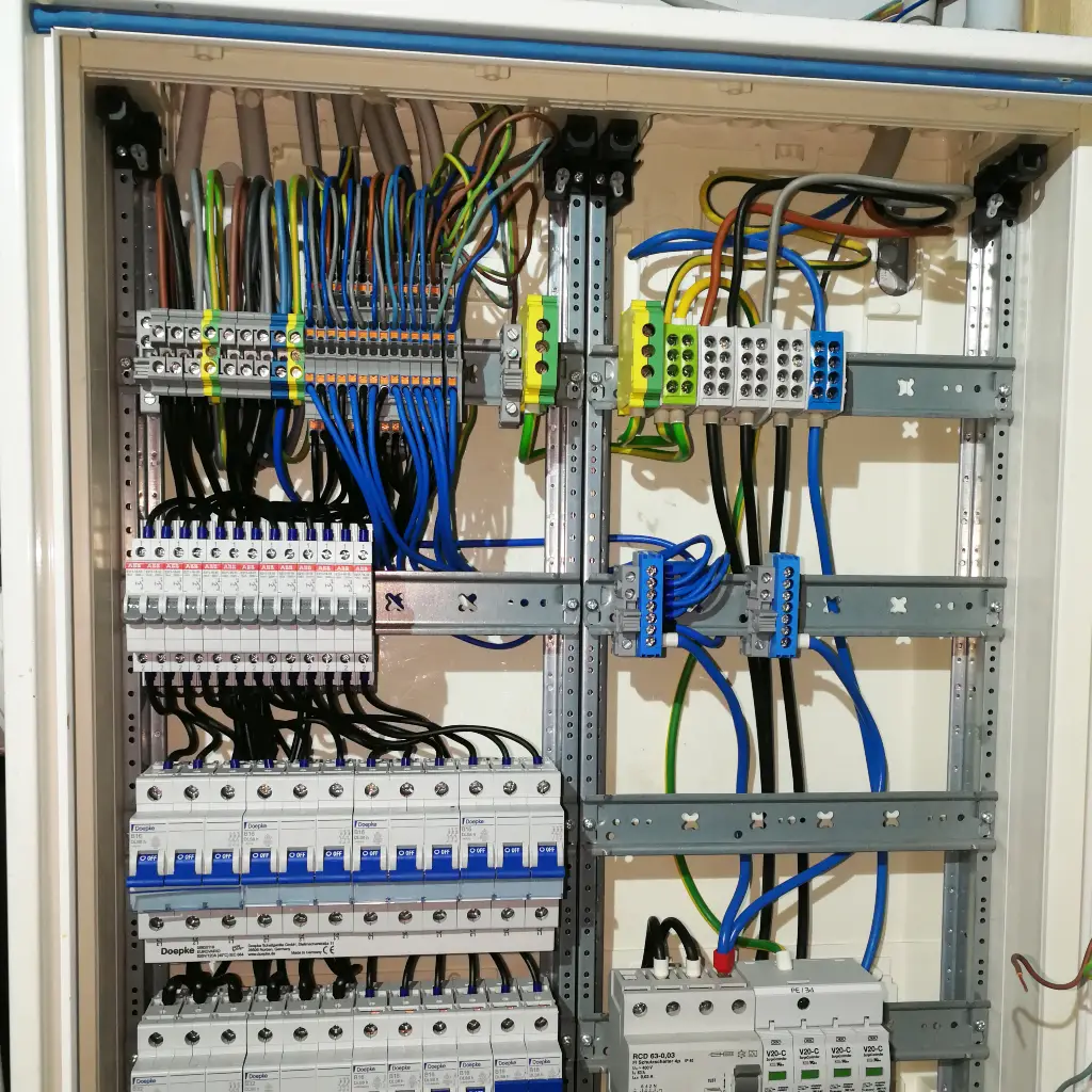 elektro klein projekte unterverteilung beitrag nachher